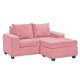 thumbnail image 1 of Sillón Modular 2.1 Kahlo Felpa Rosado, 1 of 2