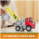 thumbnail image 4 of Cargador de grúas para camión de juguete Rubble & Crew con figura, 4 of 9