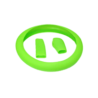 Click Ventas - Set 3 Piezas Funda Cubre Volante Perilla Cambios Gel Silicona Verde