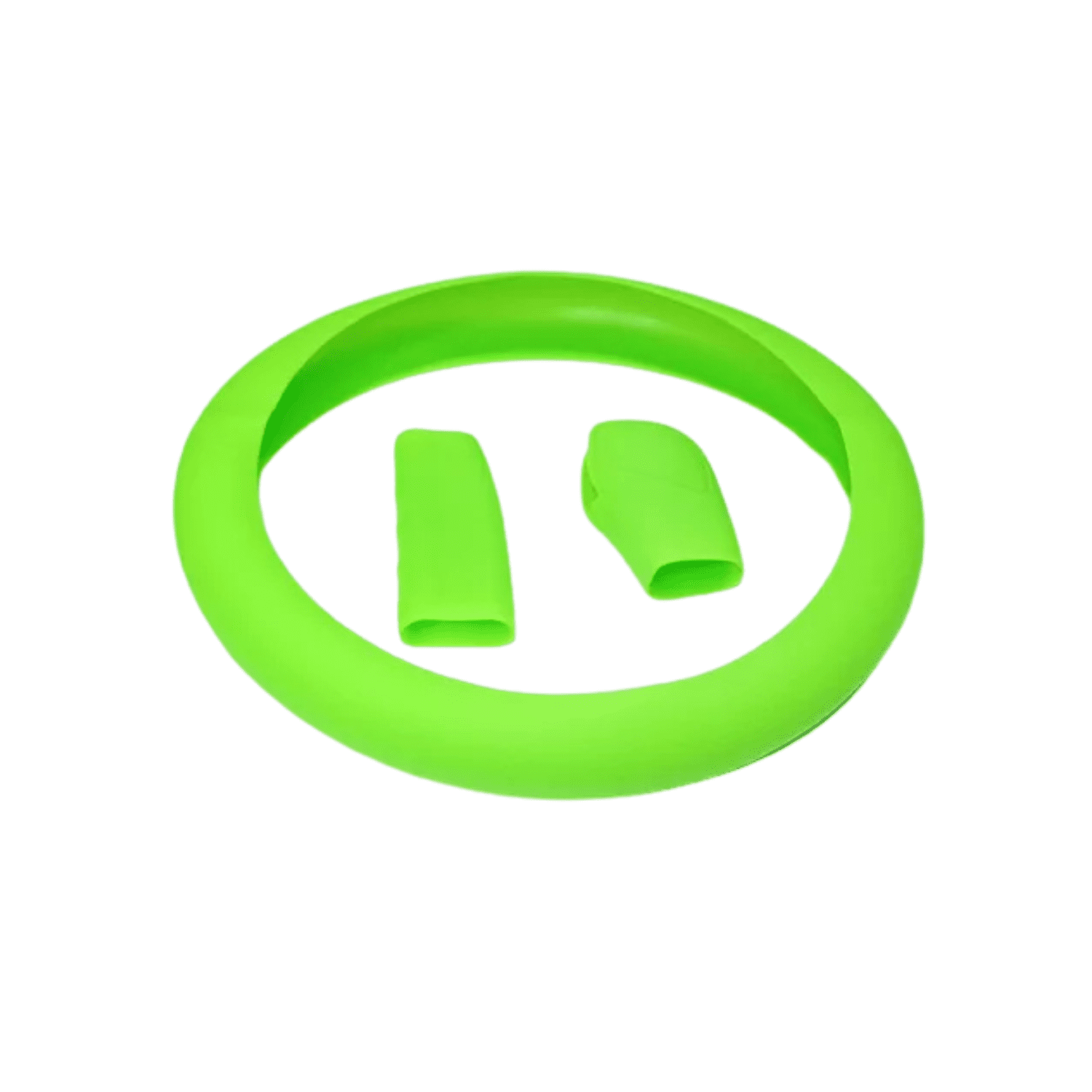 Click Ventas - Set 3 Piezas Funda Cubre Volante Perilla Cambios Gel Silicona Verde