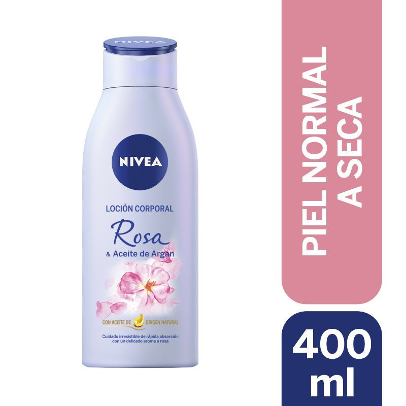 Loción Corporal Rosa & Aceite De Argán 400 ml Nivea