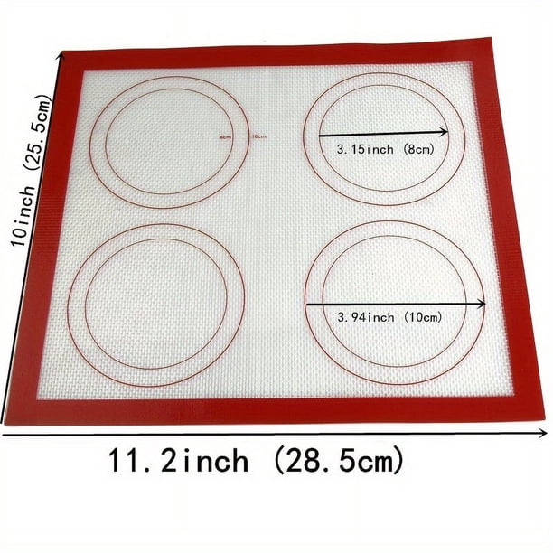Makaron Silicone Baking Pad Small Silicone Oven Pad Baking Pad Baking Tool Biscuit Oven Kneading Pad