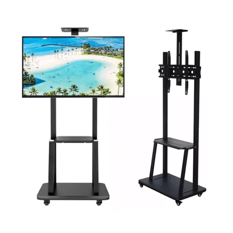 Genérico - Soporte Tv Pedestal 60 A 100 Pulgadas Inclinable Con Ruedas