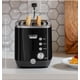 thumbnail image 2 of Tostadora GE de 2 rebanadas, acero inoxidable negro, 850 W, 7 ajustes de pantalla, 2 of 9