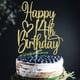 thumbnail image 4 of Cake Topper Florcmet Feliz 14.º Cumpleaños Dorado con Brillo, 4 of 7