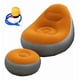 thumbnail image 1 of Sofá Tumbona Silla Inflable Reposa Pies Puff X L + Inflador Color Naranja - 212095, 1 of 3
