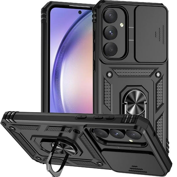 Estuche GANGXUN para Samsung Galaxy A55 5G, soporte giratorio 360°, estilo mecánico y magnético