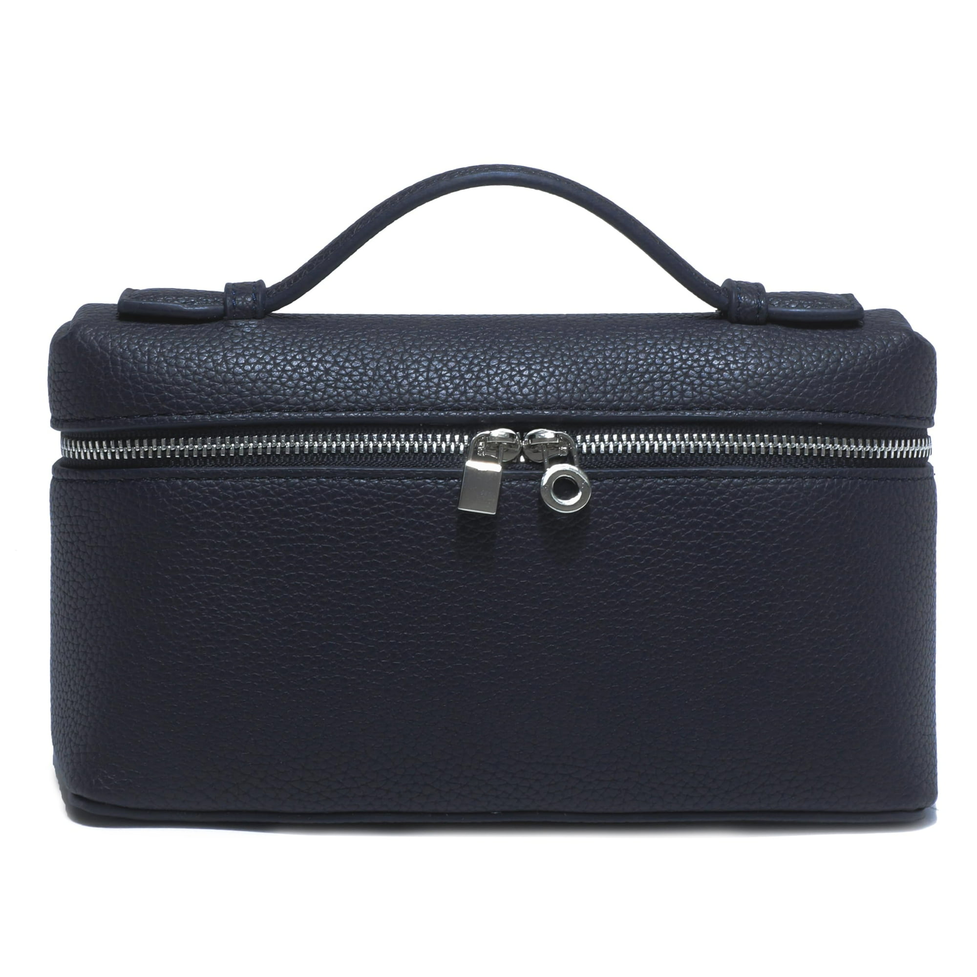 Bandolera Rejolly L19 Pouch Con Asa En La Parte Superior De Piel Azul Marino