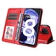 thumbnail image 2 of Funda tipo cartera FOXDOCK para Realme 8 Pro , diseño girasol en relieve, cuero PU, cierre magnético, soporte y tarjetero, 2 of 5