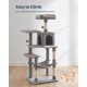 thumbnail image 3 of Árbol para Gatos SONGMICS HOME Multi‑Nivel Gris Claro, 3 of 9