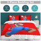 thumbnail image 5 of Super Mario Bed Duvet Cover Microfiber Bedding Sets 3D Printed Lightweight 3 Piece Comforter Sets for Kids Boys Girls, 5 of 5