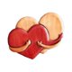 thumbnail image 1 of Nudos De Amor De Corazón, Adornos De Amor Para El Día De San Valentín Para Interiores, Aniversario De Boda, Corazones Antiguos, 1 of 5