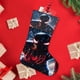 thumbnail image 4 of Calcetín de Navidad de Lino Blanco Miles Morales Desmarcar 45cm x 32cm, 4 of 5