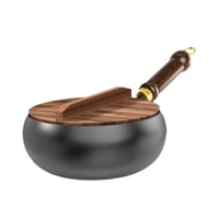 Bothyi - Sartén Antiadherente Para Wok De Inducción A Gas, Ideal Para Cocinas De Restaurantes Y Hogares.