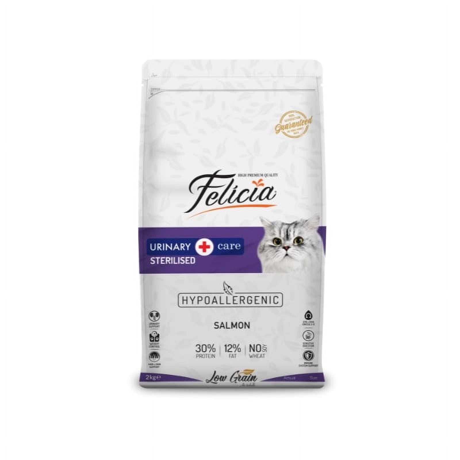 Alimento Gato Esterilizado Felicia Hipoalergénico Salmón - 2 Kgs