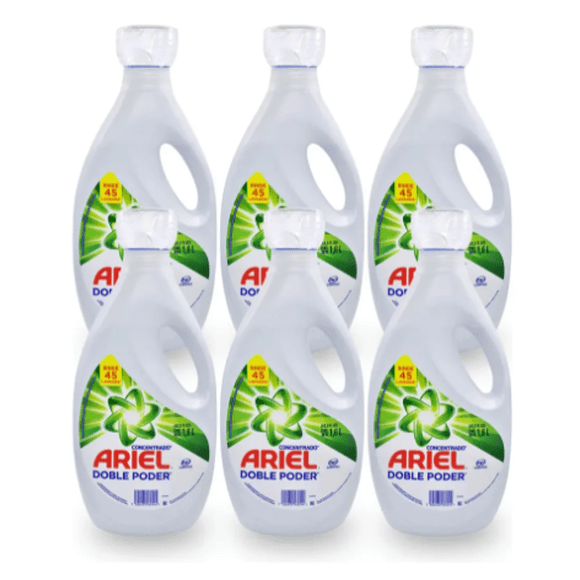 Pack x6 Detergente Liquido Ariel Concentrado 1.8l