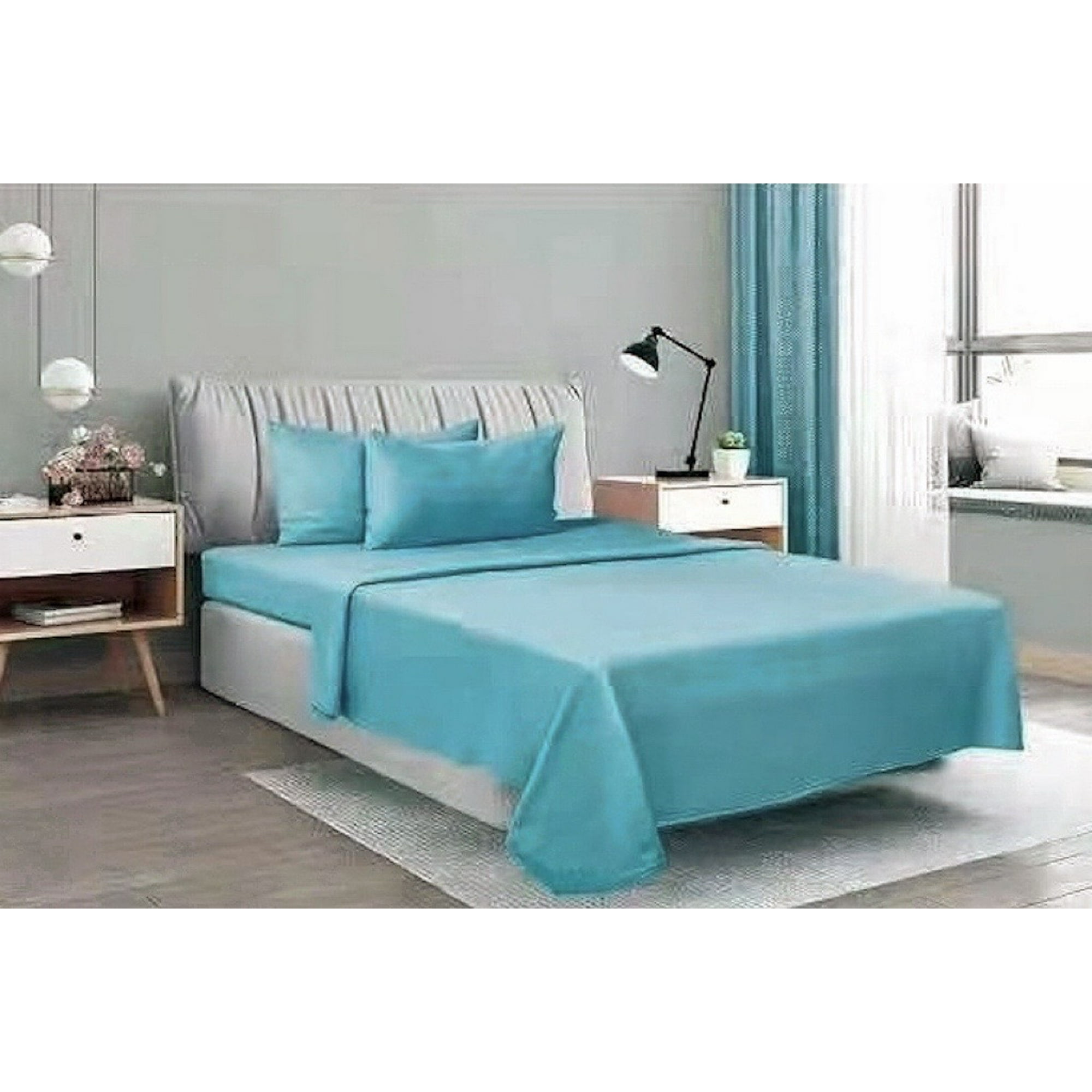 Bj Hogar - Sabana Polar 2 Plazas Color Turquesa