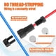 thumbnail image 4 of Conector de cables JAMHER de bajo voltaje, impermeable, paquete de 20, negro, 4 of 7