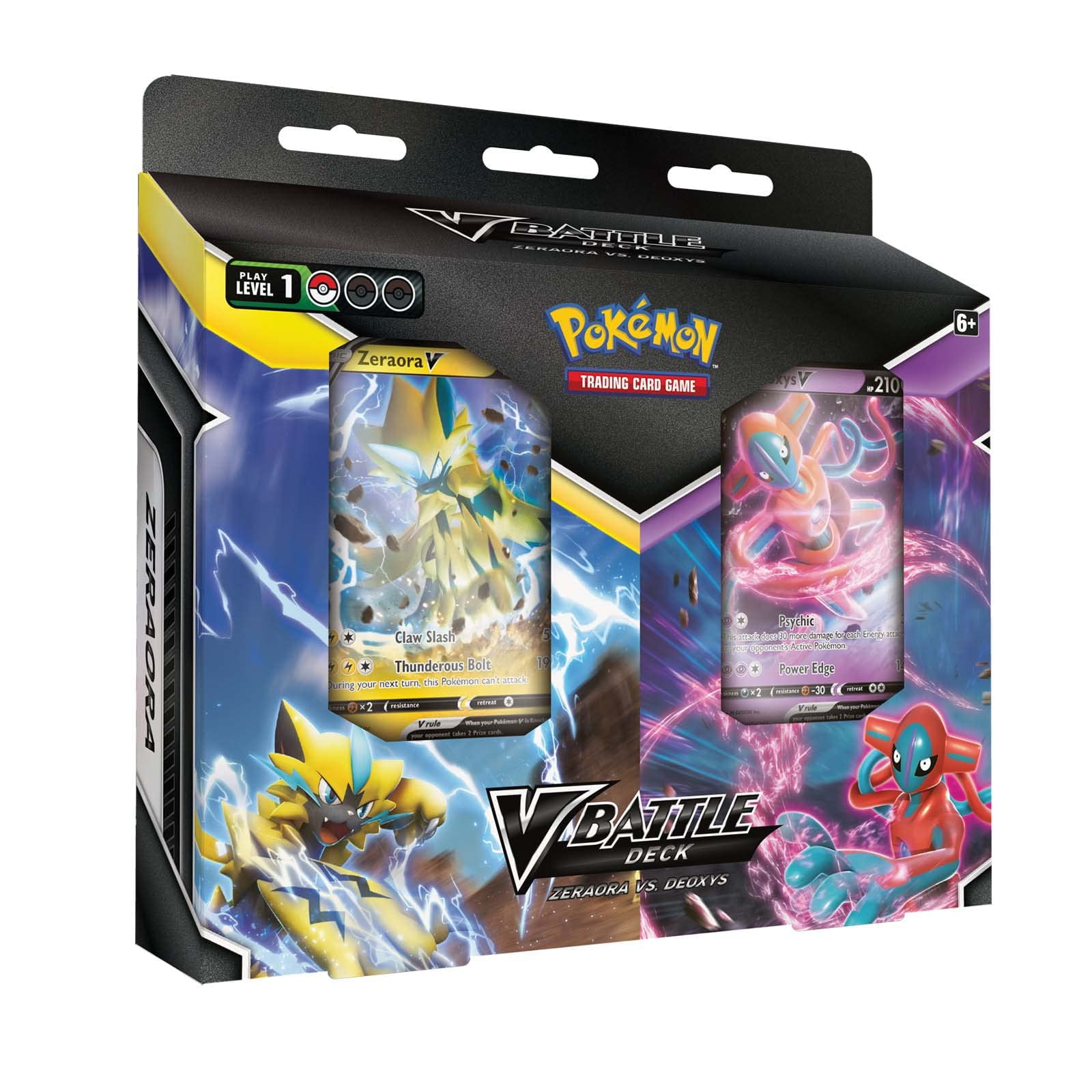 Juego De Cartas Coleccionables Pokémon V Battle Deck Zeraora Vs Deoxys