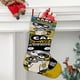 thumbnail image 2 of Carl el Coleccionista Tema: Calcetines de Navidad, fino lino blanco para colgar en escaleras y chimenea, decoración navideña para el hogar, regalo de Navidad.54cm×38cm, 2 of 5