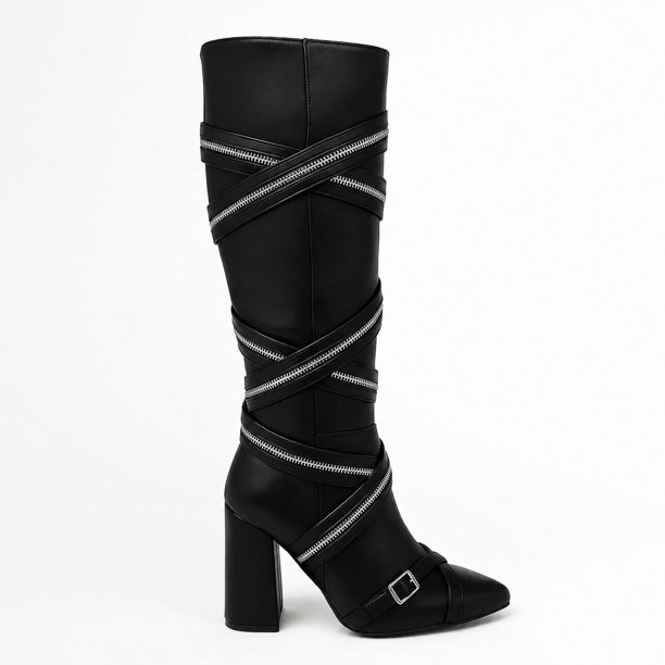 Bota Negro Mujer Ecocuero Lyon 5Y40-1 negro 38