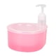 thumbnail image 4 of Dispensador De Jabón Para Platos 2 En 1 Con Soporte De Esponja Botella De Bomba De Líquido De 1L Para El Hogar Rosa, 4 of 5