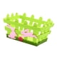 thumbnail image 3 of Cesta De Pascua, Cesta Verde, Caza De Huevos Para Ni?os, Regalo, Decoración Del Hogar, Conejo Rosa, 3 of 5