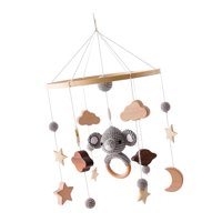 Magideal - Juguete Sensorial Móvil Montessori Para Bebés, Sonajeros Móviles Para Recién Nacidos Para Niños, Decoración De Guardería Para Bebés Y Niños Pequeños Elefante