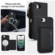 thumbnail image 3 of For iPhone 17e [Bloqueo RFID] Funda Billetera Multifuncional 2 en 1 de Cuero PU Suave con Tapa Magnética, Múltiples Ranuras para Tarjetas, Bolsillo con Cierre y Correa de Hombro y Correa de Muñeca, 3 of 8