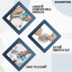 thumbnail image 4 of Abrelatas Rainspire de borde liso turquesa, 4 of 6