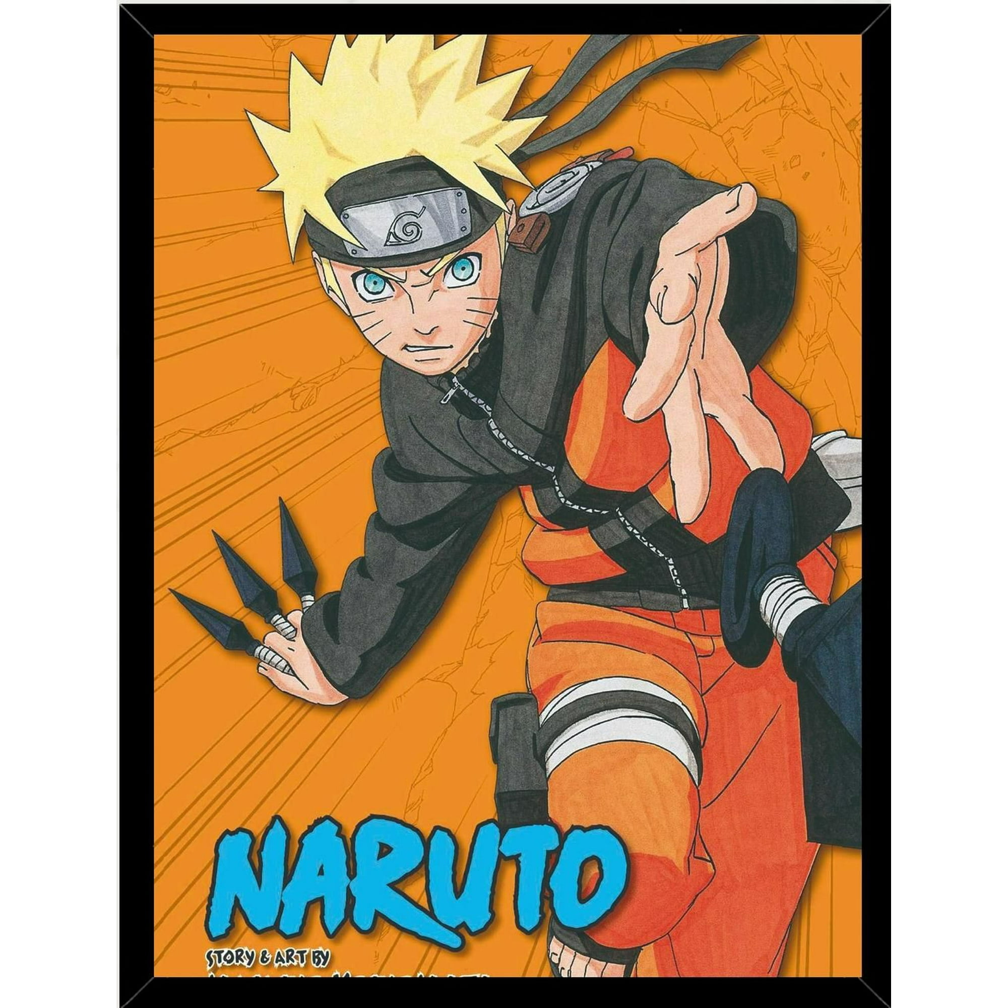 Genérico - Cuadro Decorativo Naruto Medidas 30x40 Cm