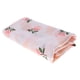thumbnail image 5 of Suave manta envoltura de bebé de muselina recién nacido toalla de algodón swaddle rosa, 5 of 5
