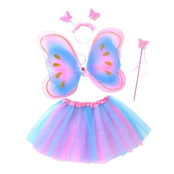 Conjunto De Disfraz De Hada Y Mariposa Para Niñas, Para Princesa, Cosplay, Navidad, Vacaciones