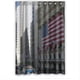 thumbnail image 1 of Cortina de ducha de baño con diseño de Wall Street Manhattan York, con ganchos, tamaño 48 x 72 pulgadas, 1 of 3