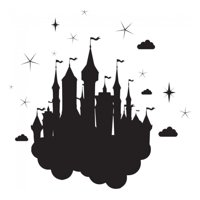 Rienda Libre Graphics - Decomural Enchanted Castle Fairytale Princess Ws-44229