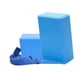 thumbnail image 2 of Bloque De Yoga Portátil Antideslizante Para Culturismo, Pilates, Estiramientos, Color Azul, 2 of 3