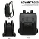 thumbnail image 3 of Mochila Supreme Bolso Elegante De Cuero Pu Impermeable De Gran Capacidad nbsp, 3 of 7