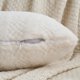 thumbnail image 3 of REGALWOVEN Paquete de 2 fundas de cojín decorativas de felpa suave, funda de almohada de granja, rayas, decoración del hogar blanca 18" x 18", 3 of 6