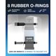 thumbnail image 3 of Candado para enganche TOPICK 5/8" (11 cm) Acero inoxidable, 3 of 9