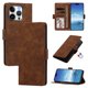 thumbnail image 1 of Funda Billetera Delgada para iPhone 15 Pro con Ranuras y Soporte Marrón, 1 of 6