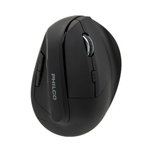 Philco - Mouse Inalambrico Usb Vertical 6B 1600Dpi Negro Pro