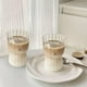 thumbnail image 2 of Set 2 Vasos Vidrio Estriado Mediano 250ml Bebidas y Cafe, 2 of 7