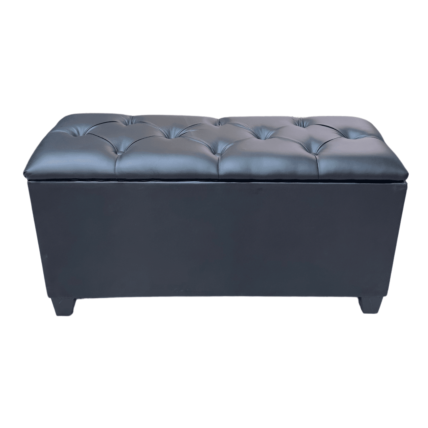 Muebles Rimar - Baul Xl Negro Eco Cuero Rimar