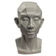 thumbnail image 1 of Los artistas de maniquíes de dibujo de modelos de cabeza plana aprenden planos del rostro de la cabe, 1 of 6