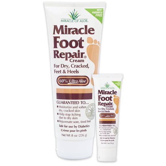 Crema Reparadora De Pies 240 Ml (8 Oz) Y 30 Ml (1 Oz)