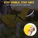 thumbnail image 5 of Chubasquero para perros Bsemax XXL con capucha reflectante impermeable amarilla, 5 of 9
