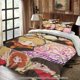 thumbnail image 1 of Bedding Warner Bros Harry Potter Character Illustration with Glasses Owl and Books Suitable for All Seasons Machine Washable Includes Pillowcases Suitable for B, 1 of 1