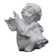 thumbnail image 2 of Resina Ni?a ángel Figurilla Estatua Escritorio Adornos Pensando Bien, 2 of 5