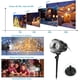 thumbnail image 4 of Proyector de luz LED para exteriores con efecto nevado, resistente al agua, giratorio, con mando a distancia RF, para Navidad, Halloween, bodas y jardín., 4 of 6