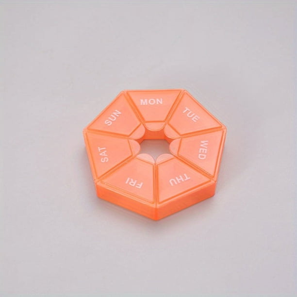 7-Day Large Capacity Portable Medicine Box: Keep Your Medication Organized and Dustproof!